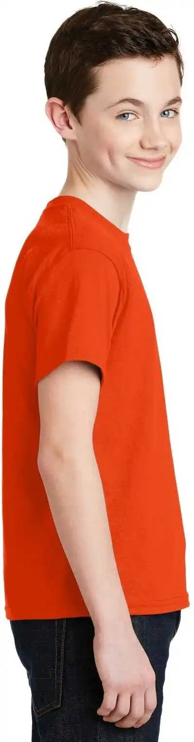 Gildan 8000b Youth Dryblend 50 Cotton/50 Poly t Shirt Orange