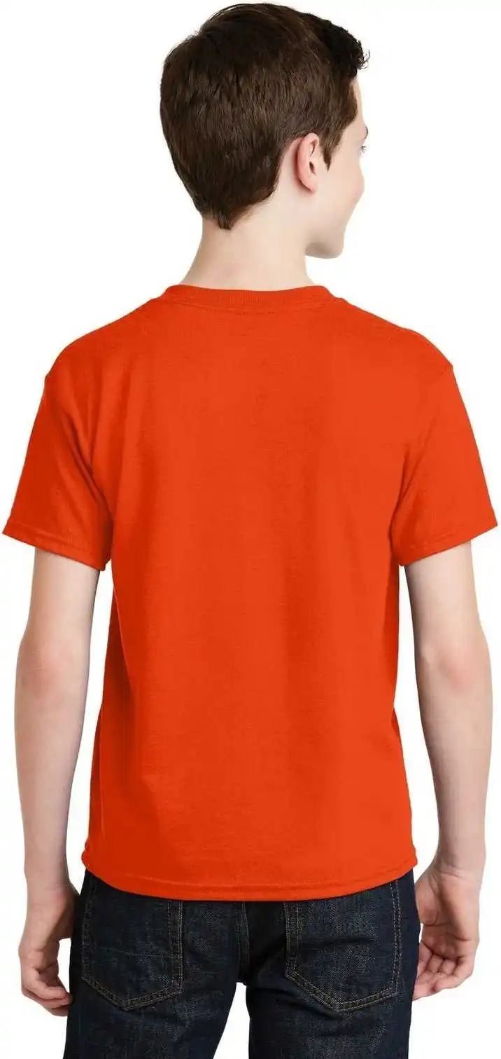 Gildan 8000b Youth Dryblend 50 Cotton/50 Poly t Shirt Orange
