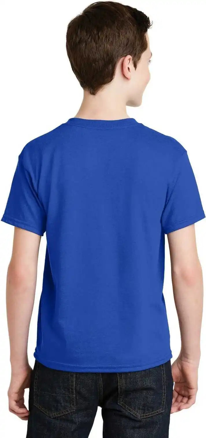 Gildan 8000b Youth Dryblend 50 Cotton/50 Poly T-shirt - Royal