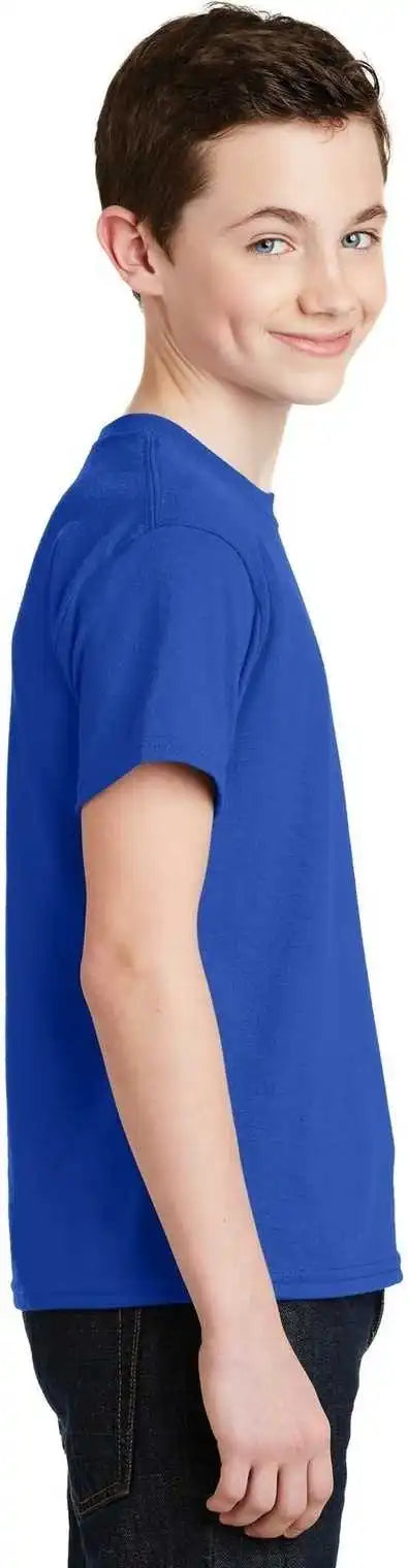 Gildan 8000b Youth Dryblend 50 Cotton/50 Poly T-shirt - Royal
