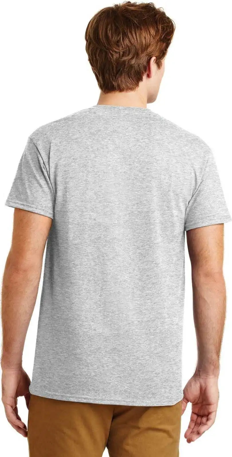 Gildan 8300 Dryblend 50 Cotton/50 Poly Pocket T-shirt - Ash Gray