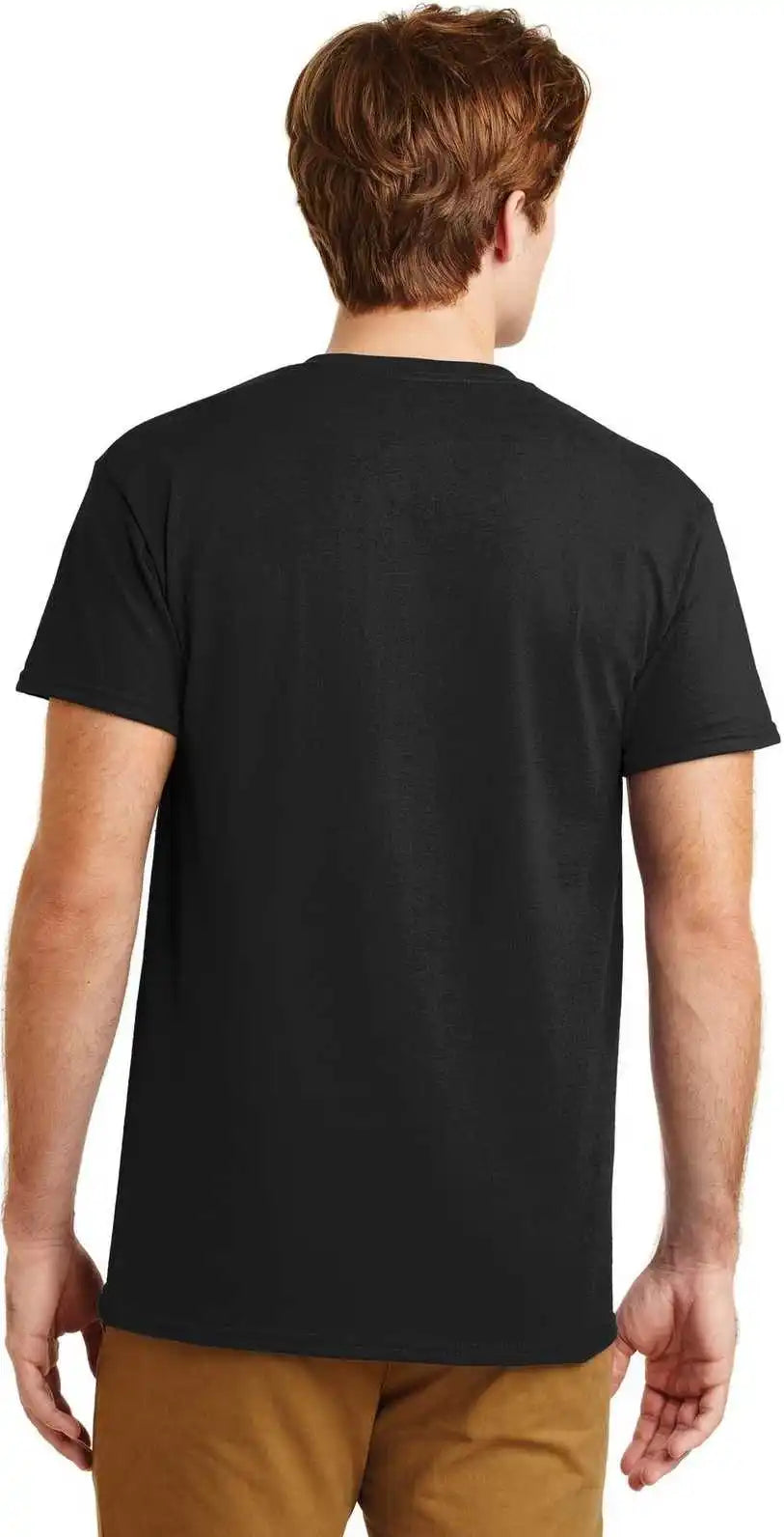 Gildan 8300 Dryblend 50 Cotton/50 Poly Pocket t Shirt Black