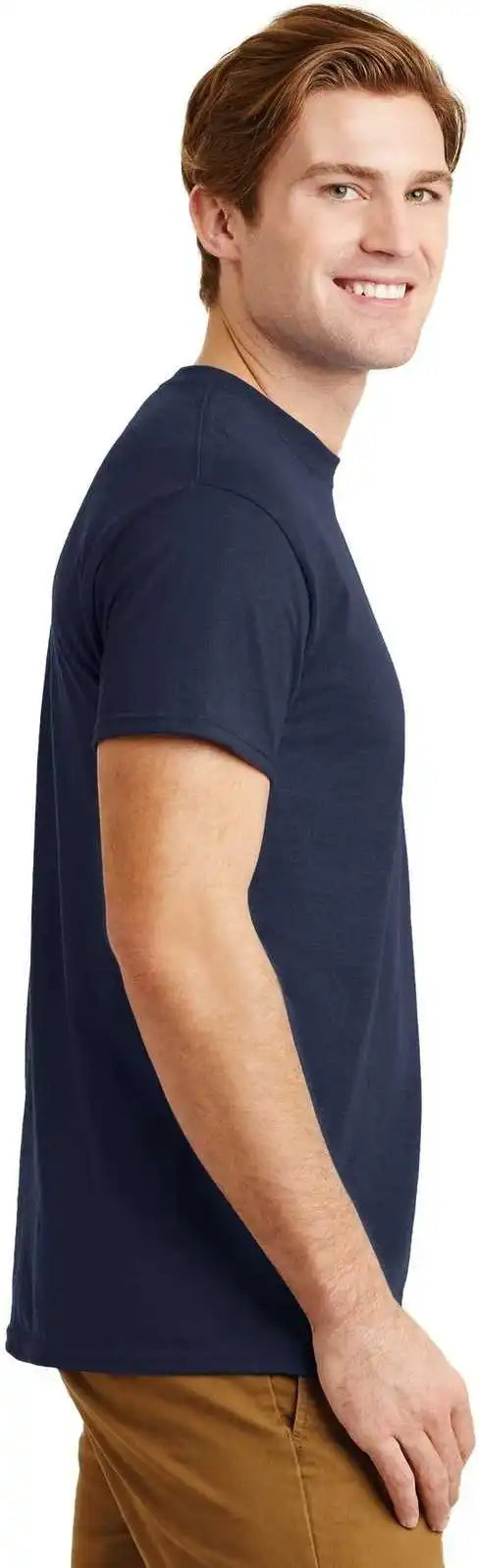 Gildan 8300 Dryblend 50 Cotton/50 Poly Pocket t Shirt Navy