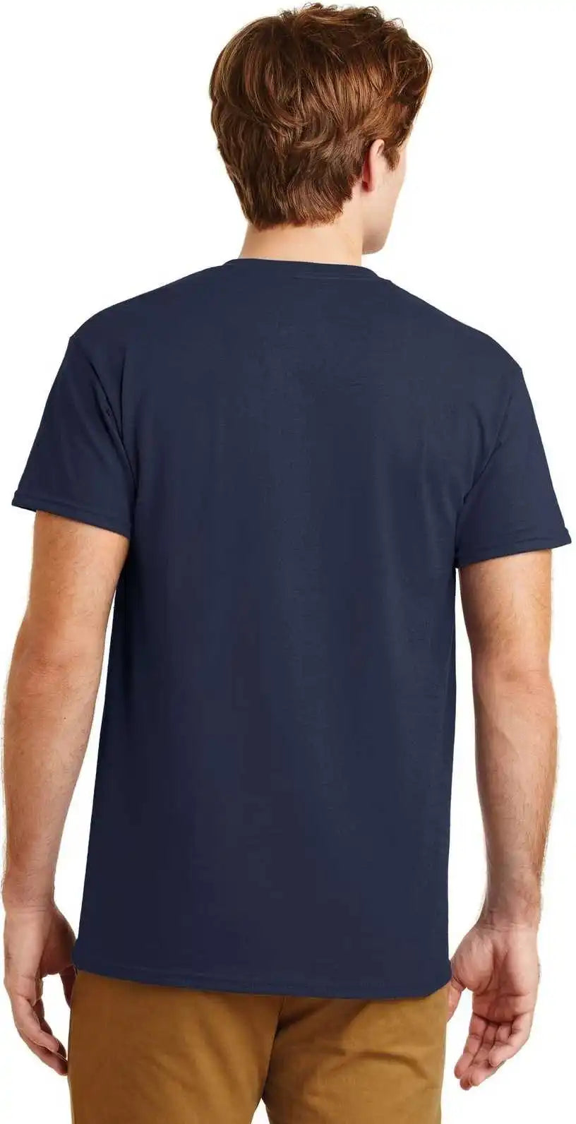 Gildan 8300 Dryblend 50 Cotton/50 Poly Pocket t Shirt Navy