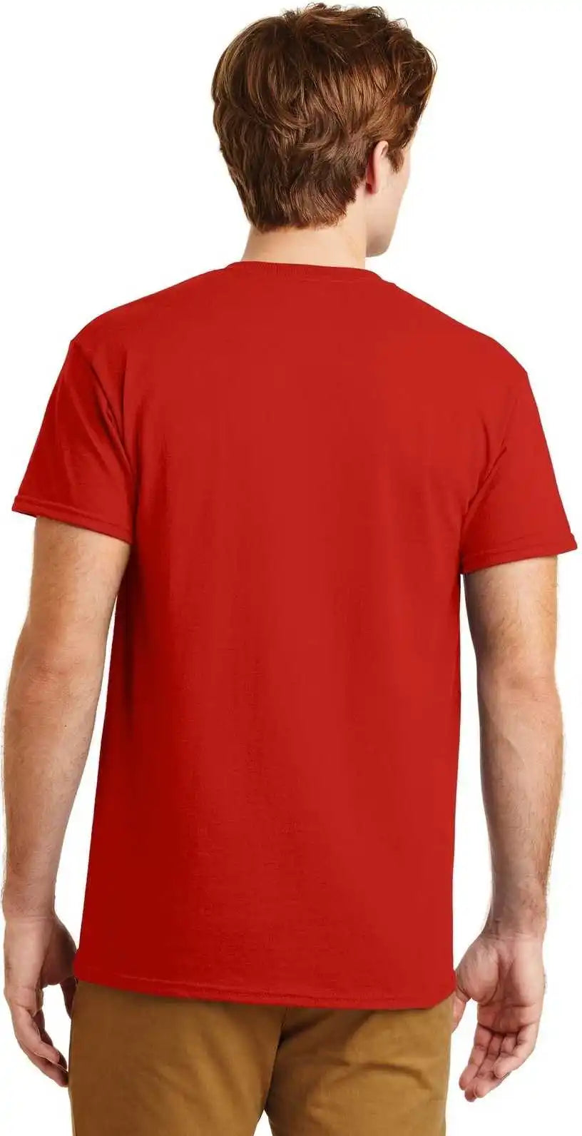 Gildan 8300 Dryblend 50 Cotton/50 Poly Pocket t Shirt Red