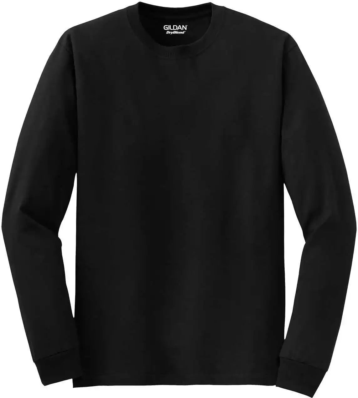 Gildan 8400 Dryblend 50 Cotton/50 Poly Long Sleeve t Shirt Black