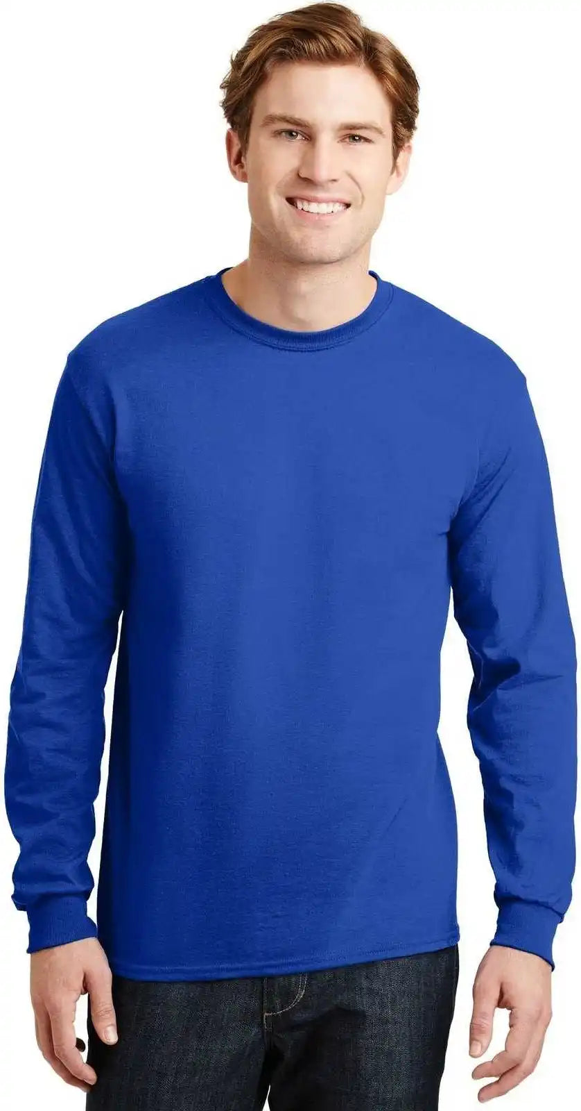 Gildan 8400 Dryblend 50 Cotton/50 Poly Long Sleeve T-shirt - Royal