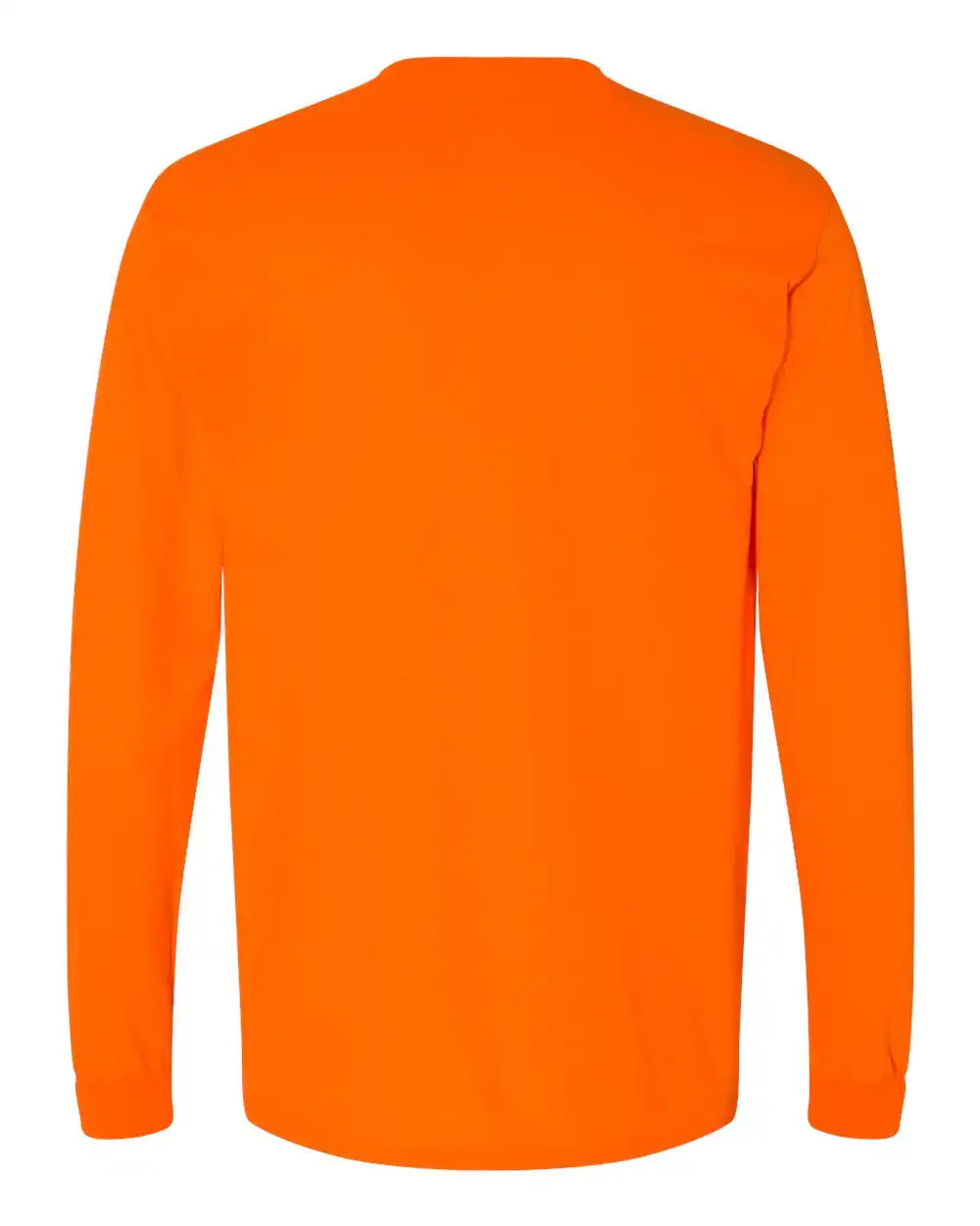 Gildan 8400 Dryblend® 50/50 Long Sleeve T-shirt - Safety Orange - s