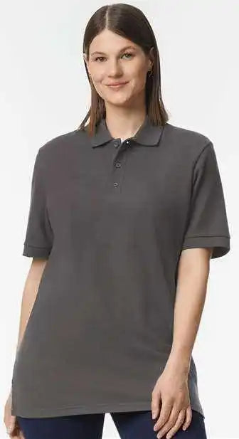 Gildan 85800 Hammer Pique Polo - Charcoal