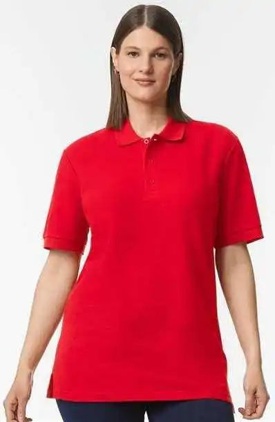 Gildan 85800 Hammer Pique Polo - Red