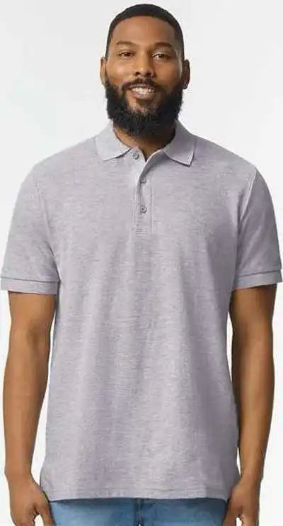 Gildan 85800 Hammer Pique Polo Sport Gray