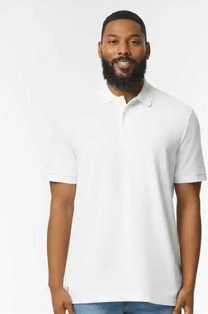 Gildan 85800 Hammer Pique Polo White