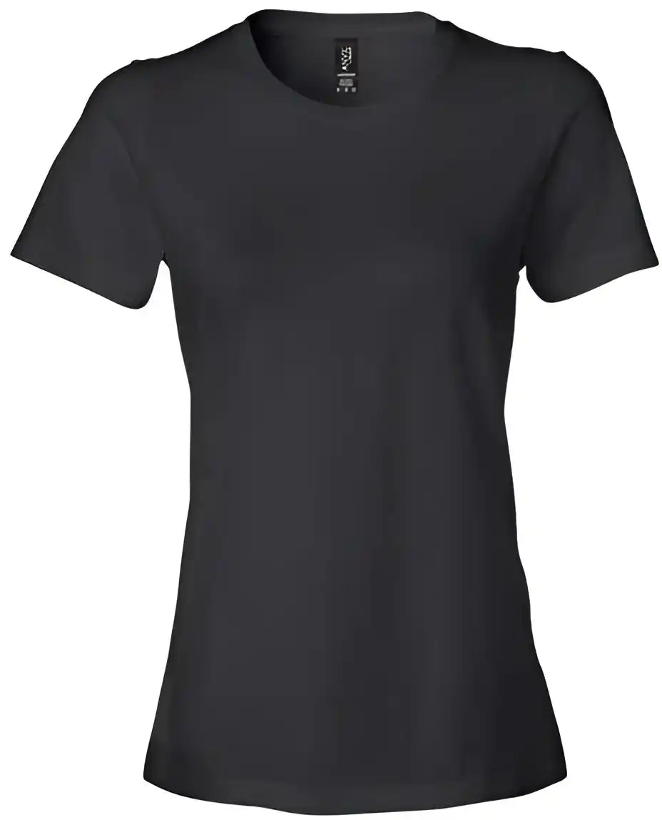 Gildan 880 Softstyle Womens Lightweight T-shirt - Black