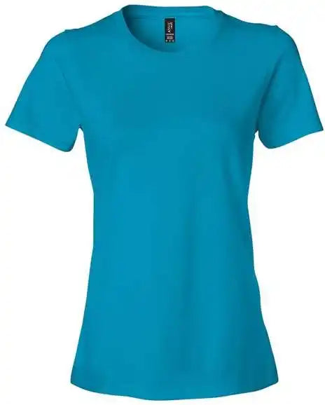 Gildan 880 Softstyle Womens Lightweight T-shirt - Caribbean Blue
