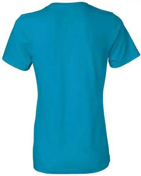 Gildan 880 Softstyle Womens Lightweight T-shirt - Caribbean Blue