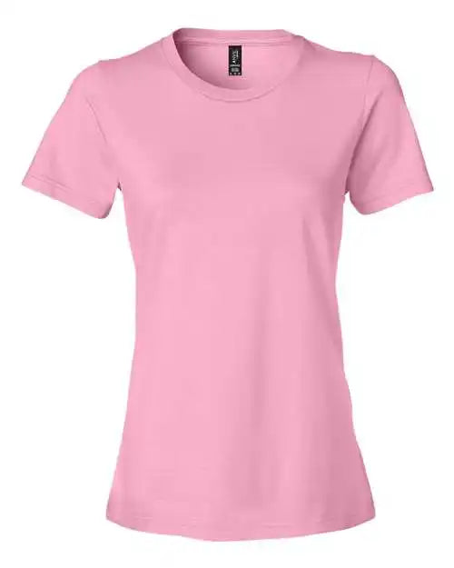 Gildan 880 Softstyle Womens Lightweight T-shirt - Charity Pink