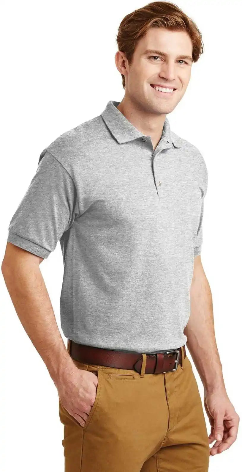 Gildan 8800 Dryblend 6-ounce Jersey Knit Sport Shirt - Ash
