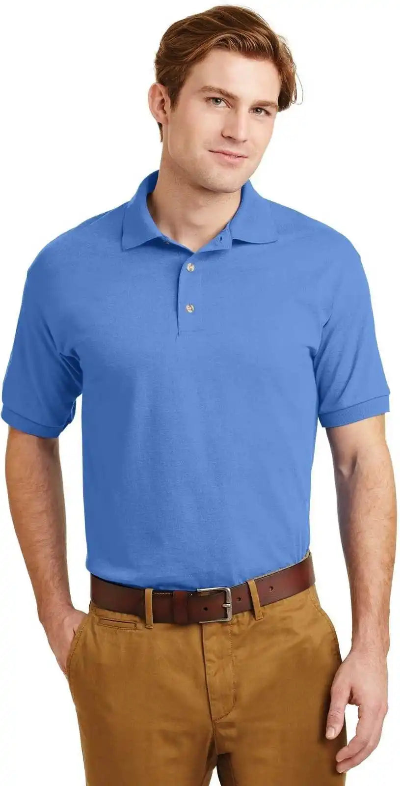 Gildan 8800 Dryblend 6 Ounce Jersey Knit Sport Shirt Carolina Blue