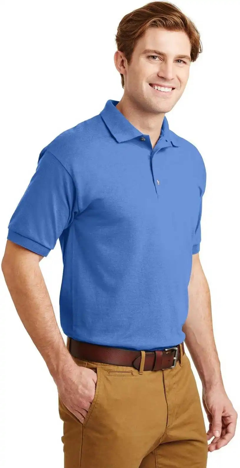 Gildan 8800 Dryblend 6 Ounce Jersey Knit Sport Shirt Carolina Blue