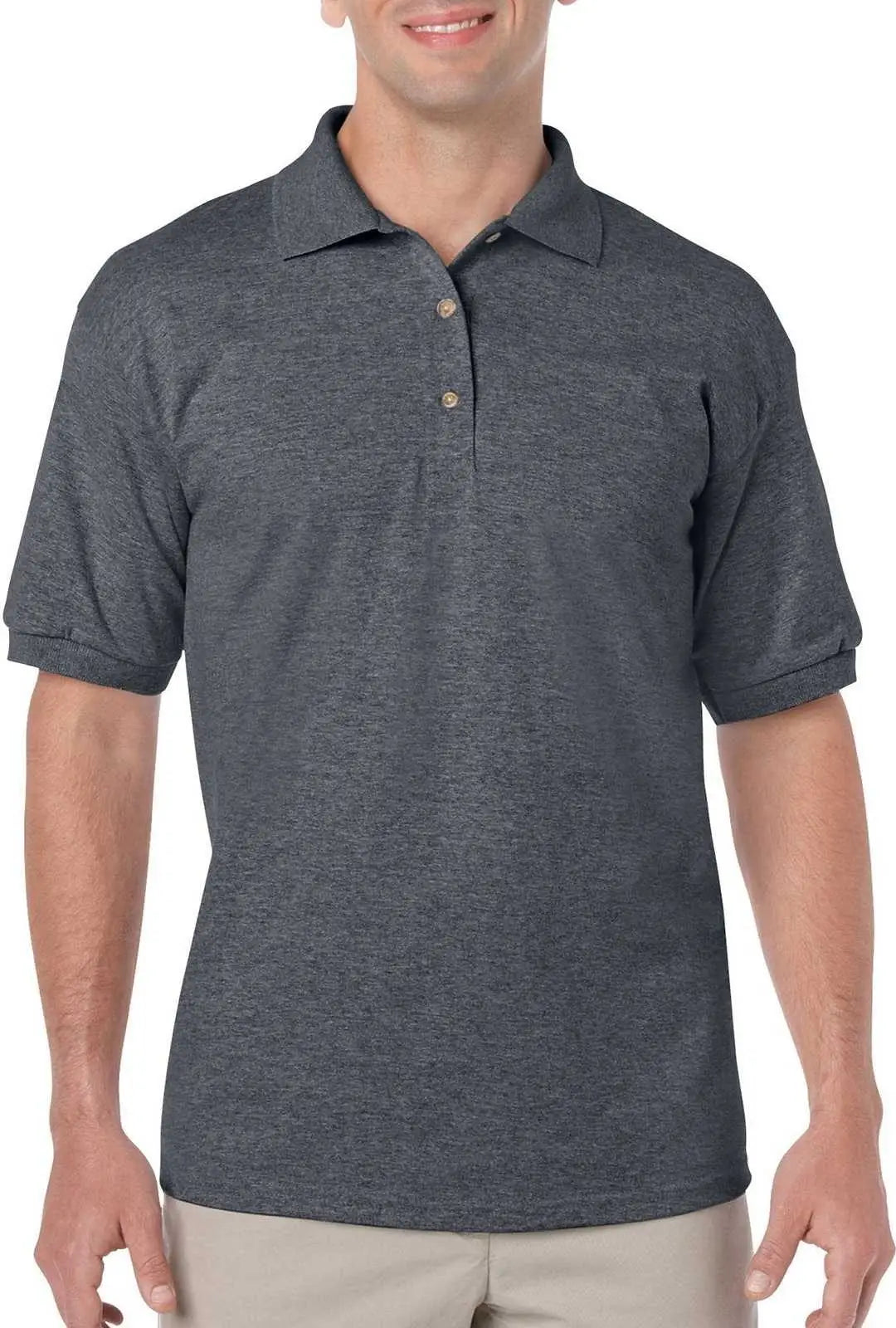 Gildan 8800 Dryblend 6-ounce Jersey Knit Sport Shirt - Dark Heather