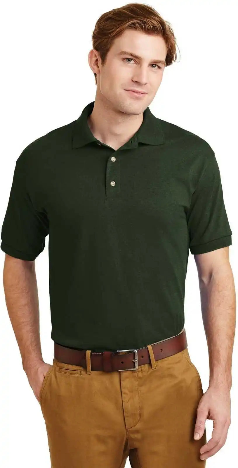 Gildan 8800 Dryblend 6 Ounce Jersey Knit Sport Shirt Forest