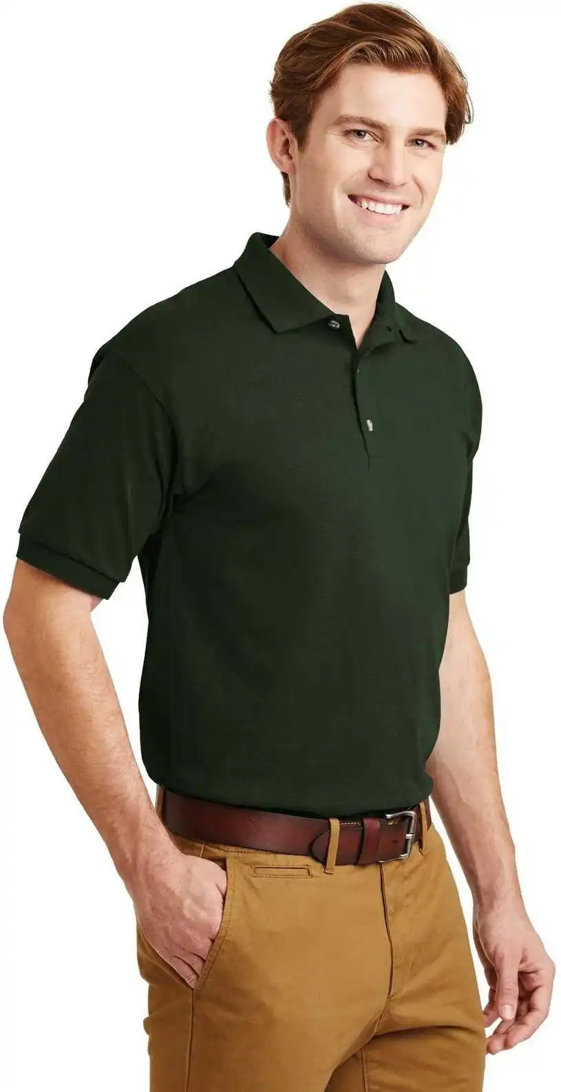 Gildan 8800 Dryblend 6 Ounce Jersey Knit Sport Shirt Forest