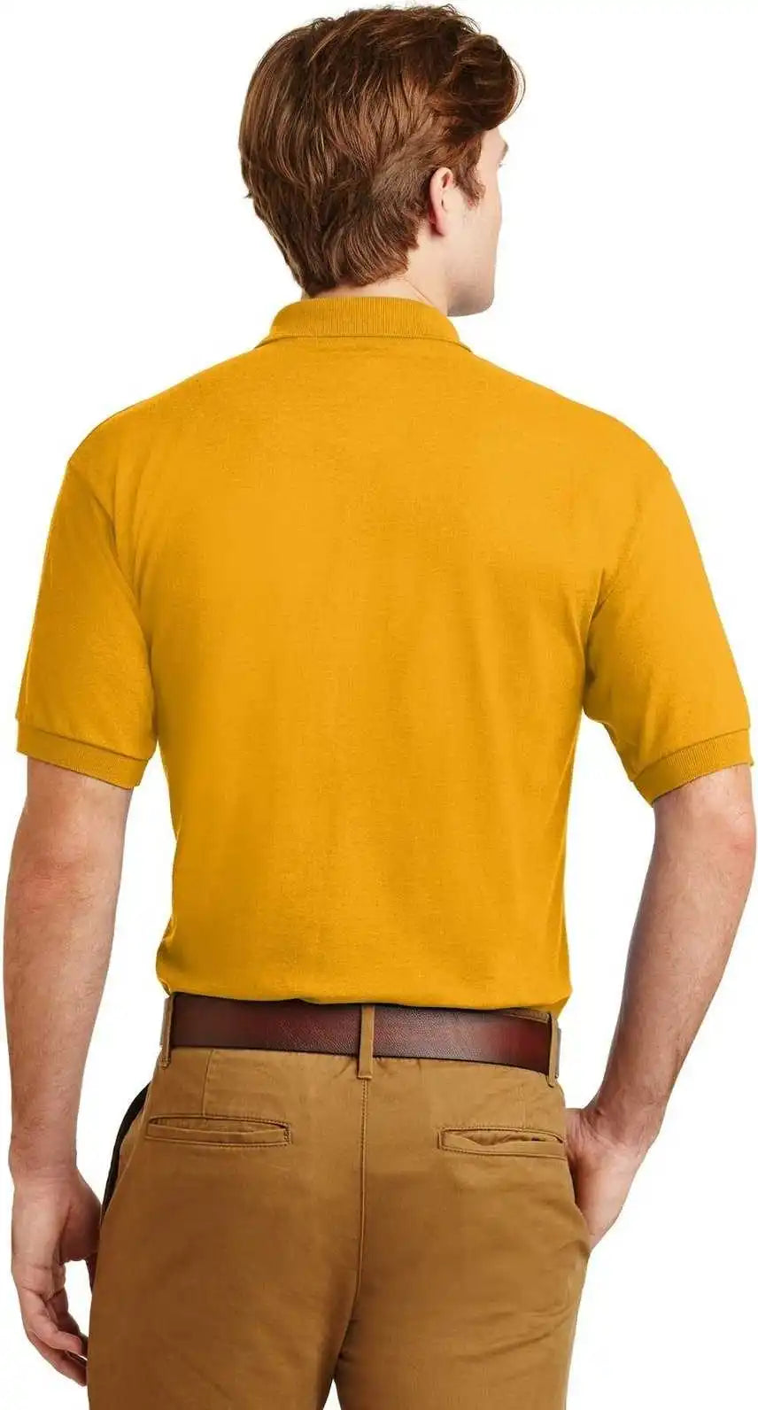 Gildan 8800 Dryblend 6 Ounce Jersey Knit Sport Shirt Gold