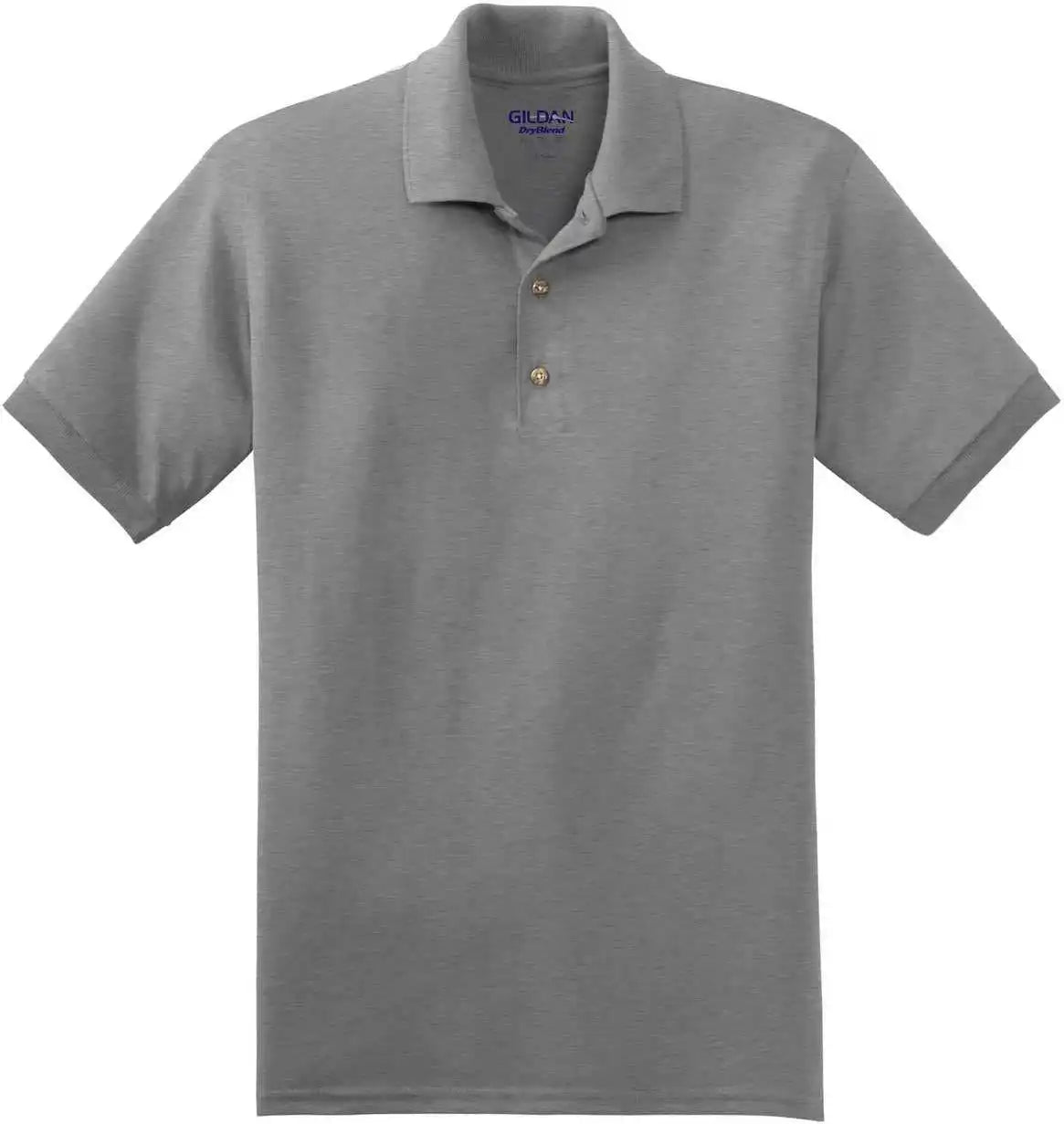 Gildan 8800 Dryblend 6 Ounce Jersey Knit Sport Shirt Gray