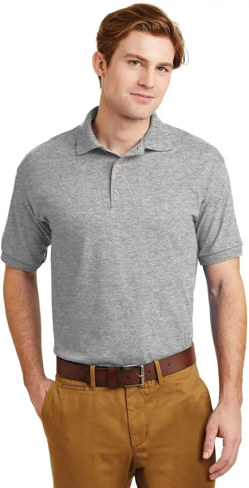 Gildan 8800 Dryblend 6 Ounce Jersey Knit Sport Shirt Gray