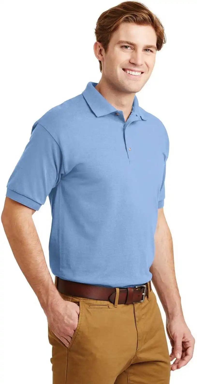 Gildan 8800 Dryblend 6-ounce Jersey Knit Sport Shirt - Light Blue