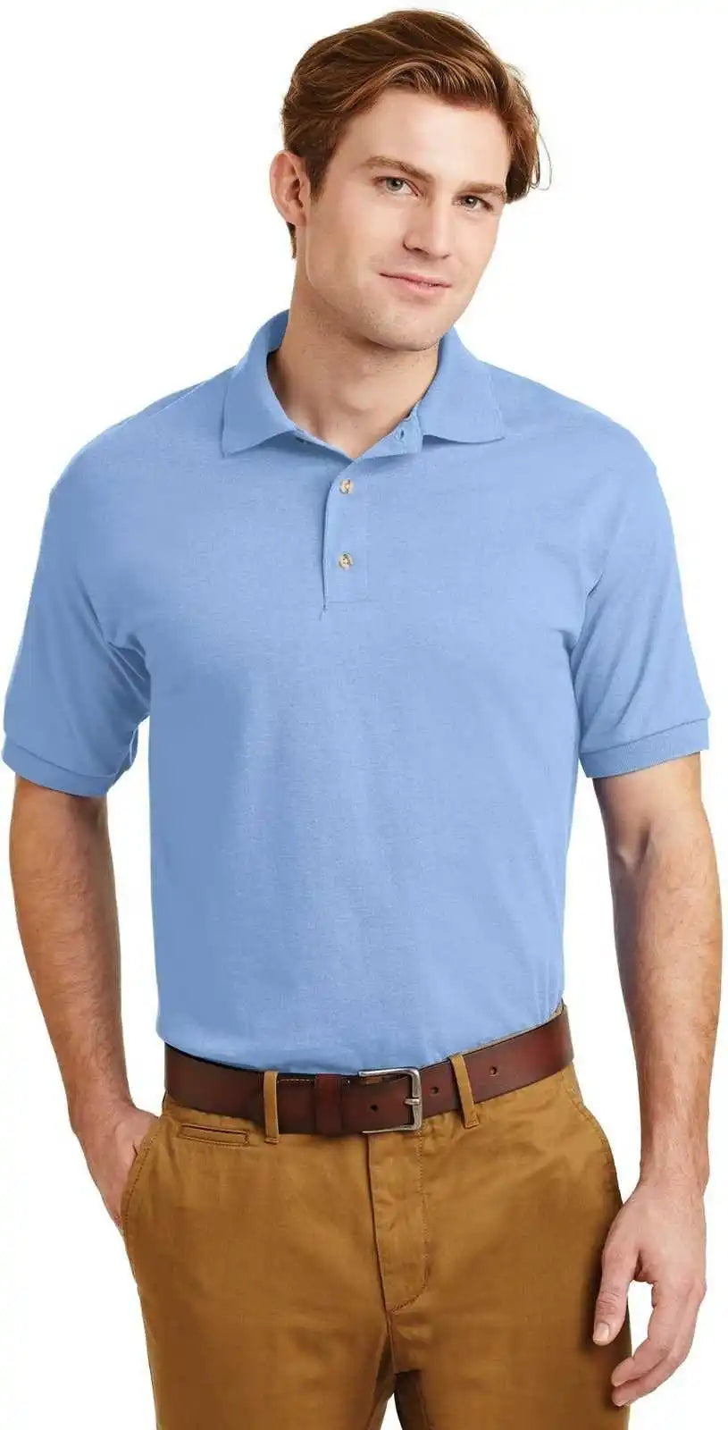 Gildan 8800 Dryblend 6-ounce Jersey Knit Sport Shirt - Light Blue