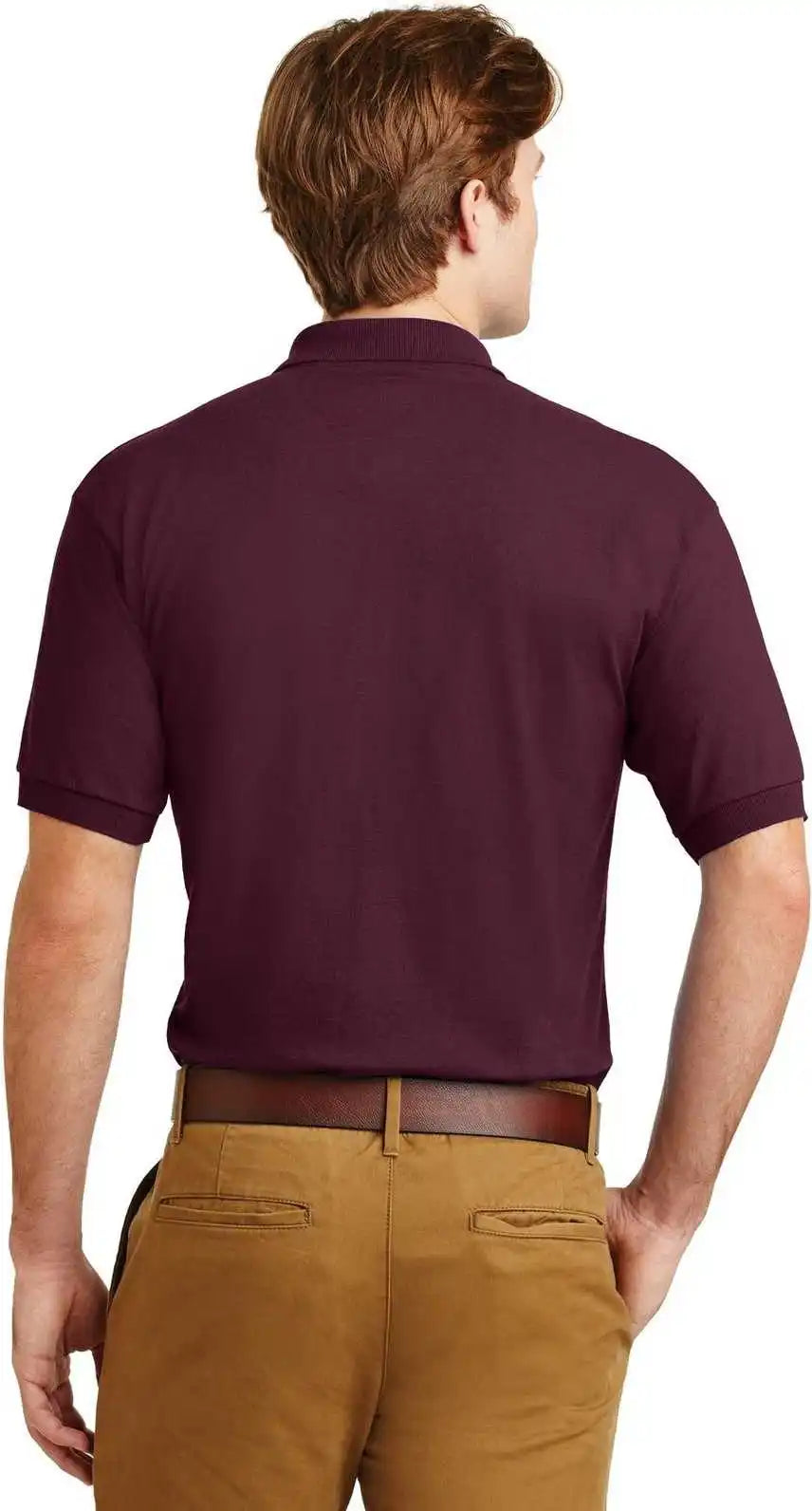 Gildan 8800 Dryblend 6 Ounce Jersey Knit Sport Shirt Maroon