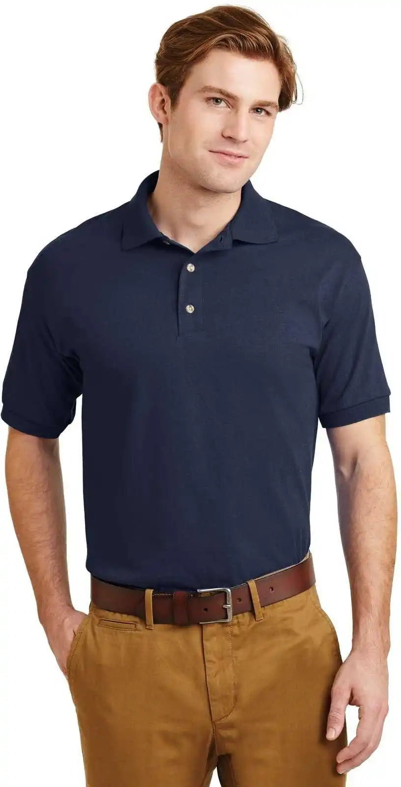 Gildan 8800 Dryblend 6 Ounce Jersey Knit Sport Shirt Navy