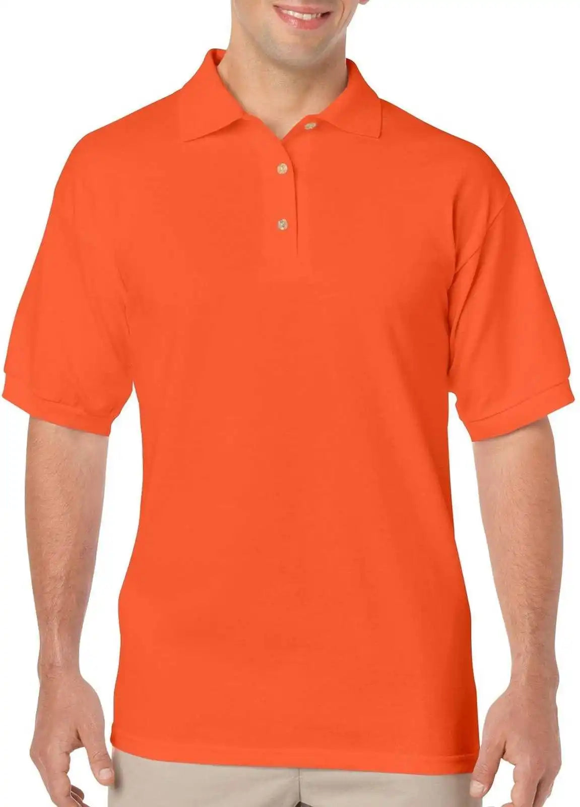 Gildan 8800 Dryblend 6 Ounce Jersey Knit Sport Shirt Orange