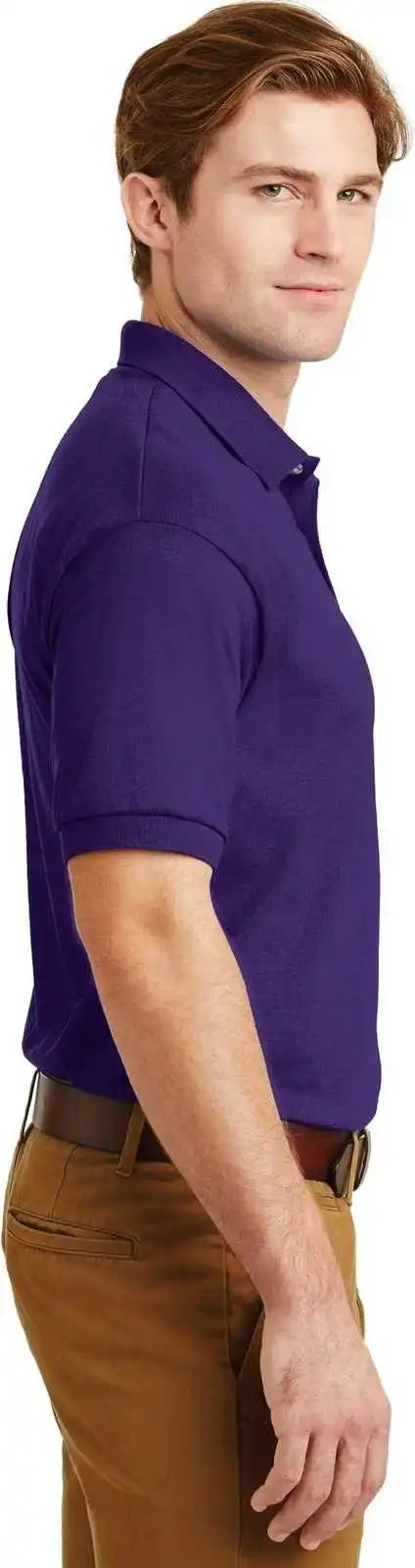 Gildan 8800 Dryblend 6 Ounce Jersey Knit Sport Shirt Purple