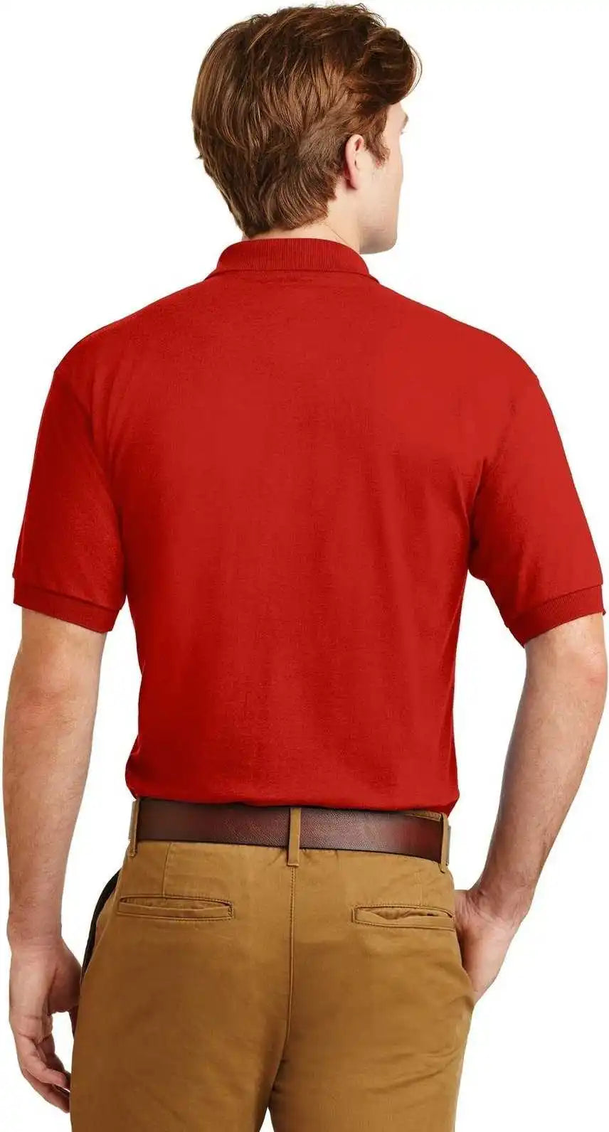Gildan 8800 Dryblend 6 Ounce Jersey Knit Sport Shirt Red