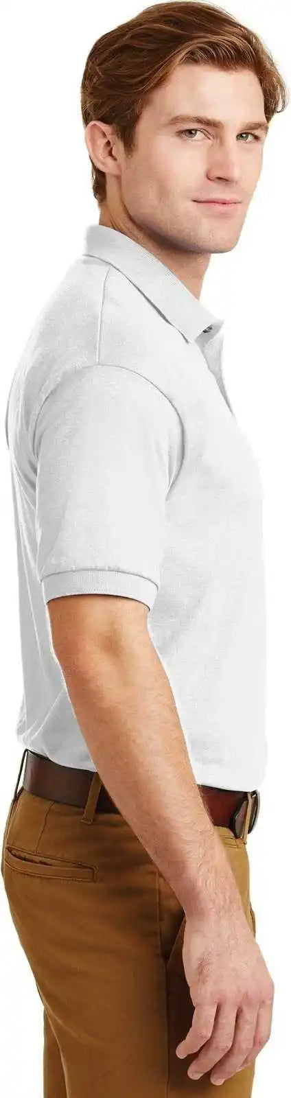 Gildan 8800 Dryblend 6-ounce Jersey Knit Sport Shirt - White