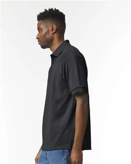 Gildan 8800 Dryblend Jersey Polo - Dark Heather