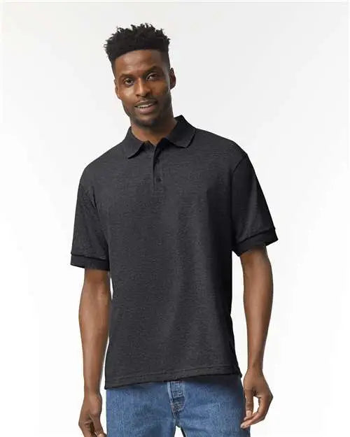 Gildan 8800 Dryblend Jersey Polo - Dark Heather