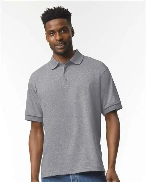 Gildan 8800 Dryblend Jersey Polo - Graphite Heather