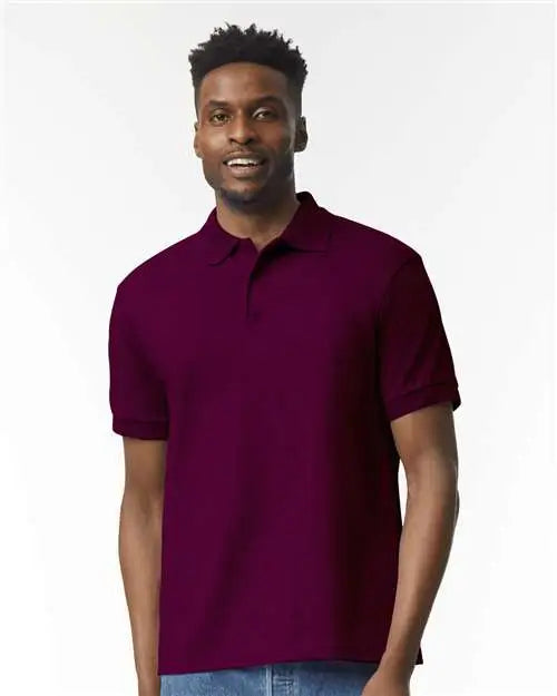 Gildan 8800 Dryblend Jersey Polo - Maroon