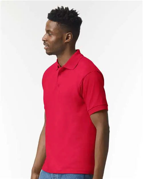 Gildan 8800 Dryblend Jersey Polo - Red