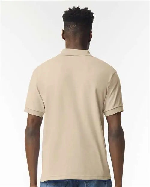 Gildan 8800 Dryblend Jersey Polo - Sand