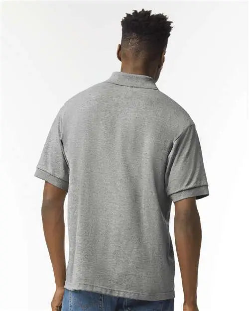 Gildan 8800 Dryblend Jersey Polo - Sport Gray