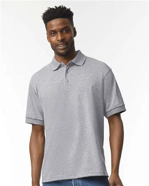 Gildan 8800 Dryblend Jersey Polo - Sport Gray