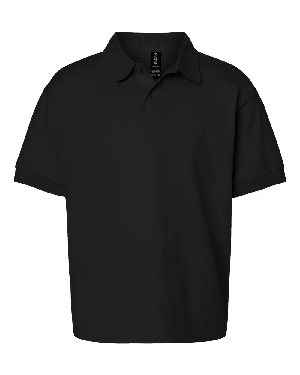 Gildan 8800b Dryblend® Youth Jersey Polo - Black - s