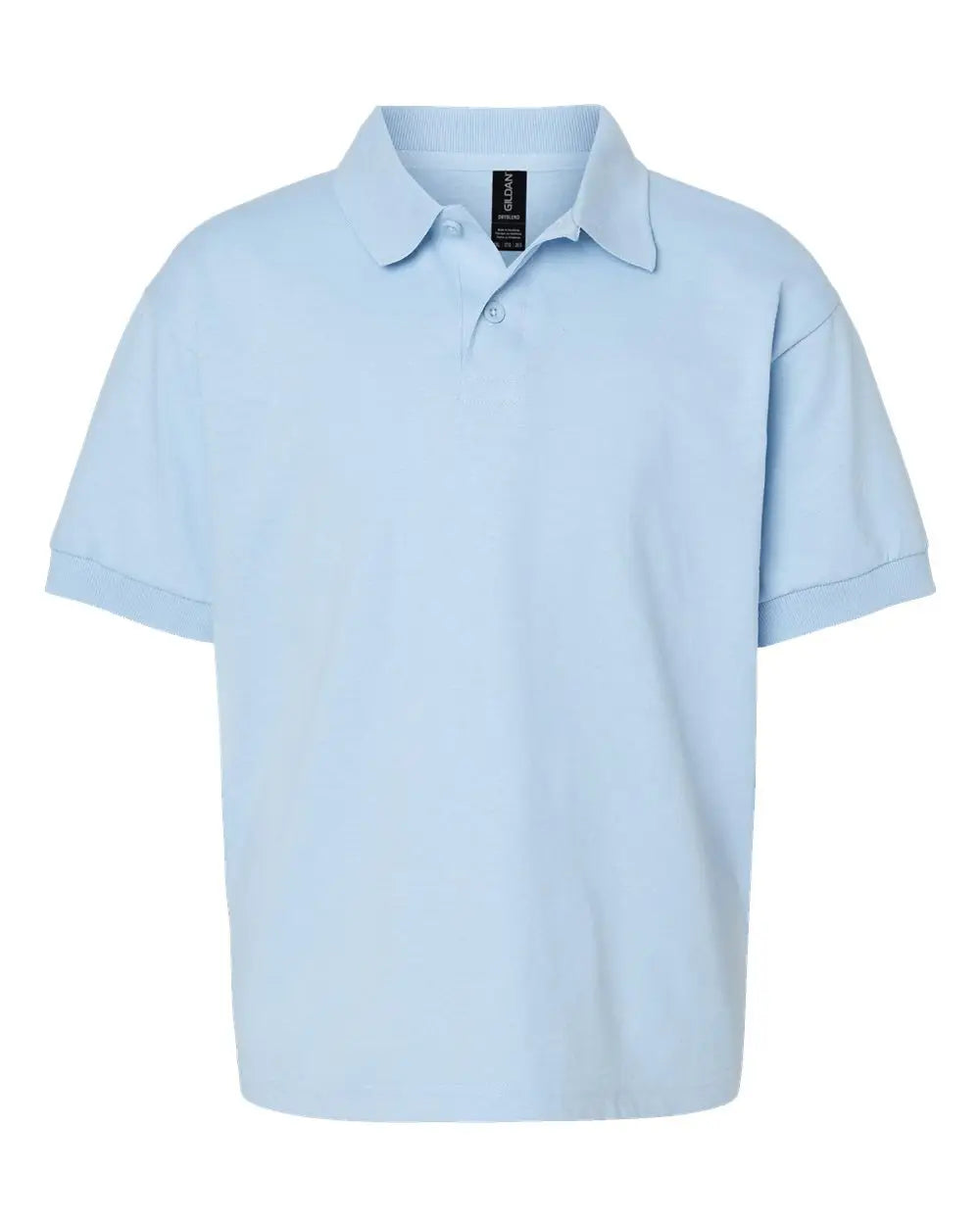 Gildan 8800b Dryblend® Youth Jersey Polo - Light Blue - Ice / s