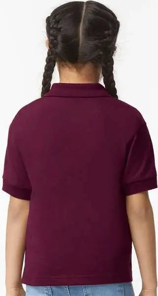 Gildan 8800b Dryblend® Youth Jersey Polo - Maroon