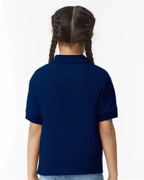 Gildan 8800b Dryblend® Youth Jersey Polo - Navy
