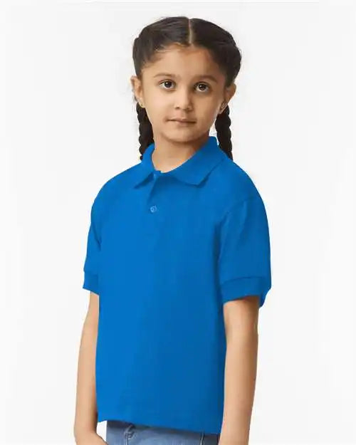 Gildan 8800b Dryblend® Youth Jersey Polo - Royal